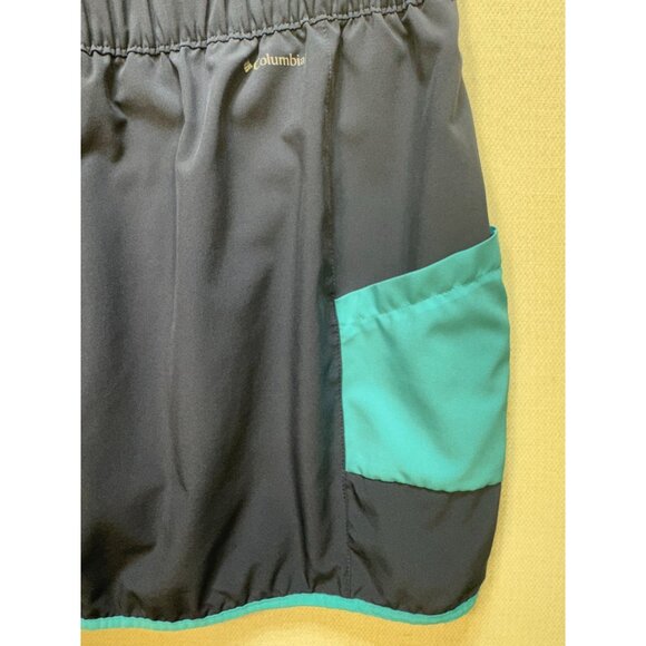 Columbia Women's Pull On Hike Tennis Skort Two Tone Stretch Size L Blue - Picture 9 of 9